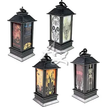 Party dekorace Halloween lucerna na baterie 13 cm mix motivů