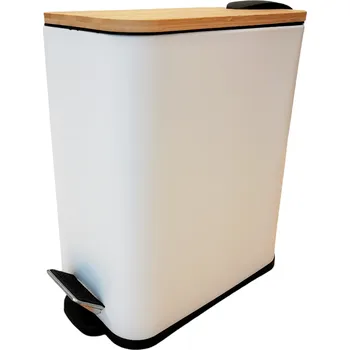Odpadkový koš koš odpadkový BAMBOO 5l bílý