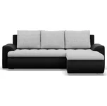 Rozkládací rohová sedací souprava TOKIO VI Pravá Šedá/černá