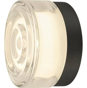 BIG WHITE (SLV) CYFT WAVE nástěnné a stropní přisazené svítidlo, 2700/3000/4000 K, 6,5 W, FÁZE, černá 1008024