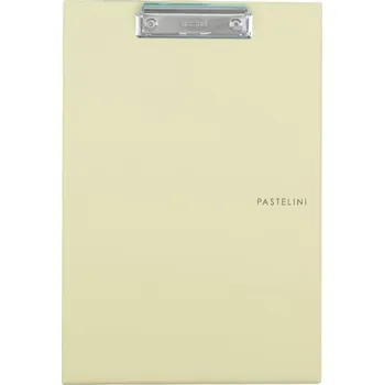 Psací podložka Jednodeska A4 plast - Pastelini - žlutá - 5-577