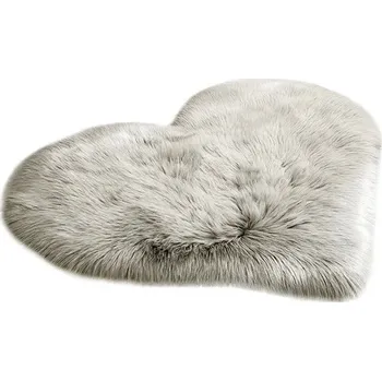 Koupelnová předložka Koupelnová předložka | malý koberec srdce - šedá