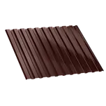 Regamet T-14 - trapézový plech - LESKLÝ /0,50 mm/ SP25 Barva: RAL 9006 / bílý hliník-metalíza