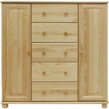 Komoda Komoda z masivu borovice KN60 118/122/42 cm