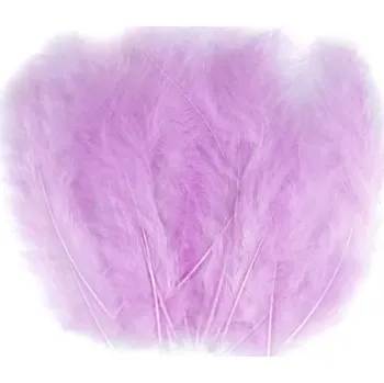 Pštrosí peří barvené - fialová
