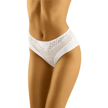 Kalhotky Bílé kalhotky Eco-Lo - Wol-Bar XL