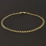 Goldpoint Pancr zlatý lesklý náramek Váha: 3.39 g, Délka: 22 cm