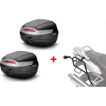 Motodoplněk Boční kufry s montážní sadou Side master SHAD SH37 černá KAWASAKI Versys 1000 2002-2014 130.D0B37100+130.K0VR12SF