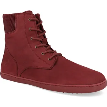 Dívčí zimní obuv Barefoot zimní boty Shapen - Urbaneer vínové Velikost: 43