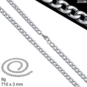 Řetízek Řetízek - Curb - 710 x 3 mm - 9g