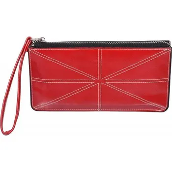 Peněženka Dámská peněženka ve tvaru penálu z eko kůže Barva: Červená