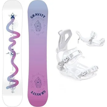Snowboarding Gravity Fairy 24/25 juniorský snowboard + Raven Fastec FT360 white vázání 130 cm + S (EU 35-40) + DÁREK + Doprava ZDARMA