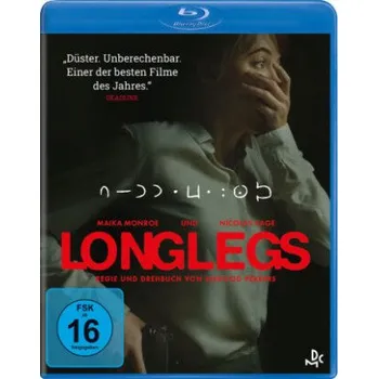 Blu-ray film Longlegs, 1 Blu-ray: USA – Oz Perkins,Nicholas Cage,Maika Monroe (DE)