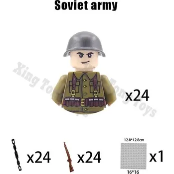 Stavebnice LEGO Stavební bloky válečníků s příslušenstvím | Styl Lego - Americká armáda-350850