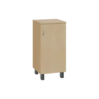 Šatní skříň SN 2 - 4D kancelářská skříň, 1-dveřová, pravá, 832x400x400, bříza světlá