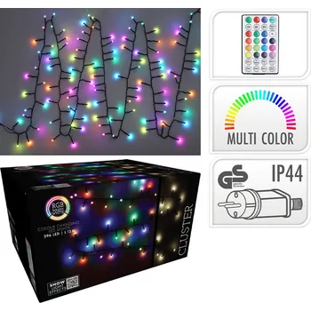 Vánoce Světelný řetěz 396 LED barevné, délka 13 m