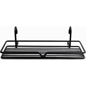 Nábytkové kování - Police malá jednostupňová Barva: Černá matná