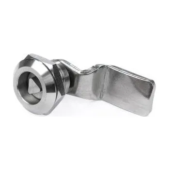 Zámek na kolo Trojhranný klíč Vačkový zámek, Trojúhelníková hlava, Nerezová ocel, Nerezová ocel Stříbrná RS PRO