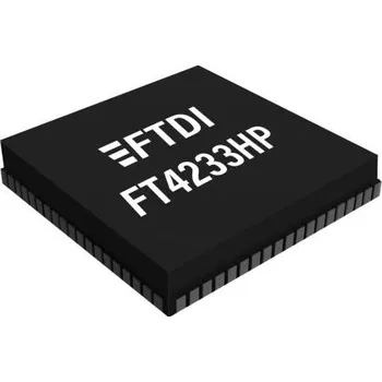 USB hub USB řadič FT4233HPQ-TRAY 4kanálový 12Mbps USB 2.0 3,3 V, počet kolíků: 76, QFN-76