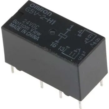 Vývojová deska Signálové relé DPDT Montáž na PCB 1 A 24V dc pro Signální aplikace G5V