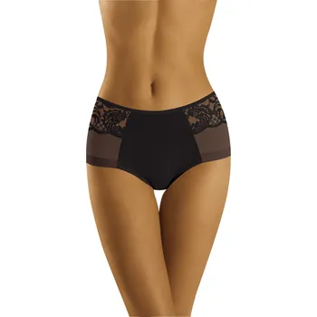 Dámské spodní prádlo Dámské kalhotky Sava Black - Wol-Bar XXL