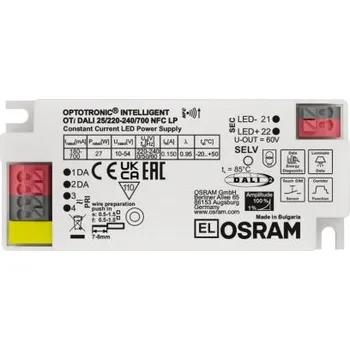Napájecí zdroj pro osvětlení Budič LED OTI-DALI-25/220-240/700-NFC-LP 15-54V 180 → 700mA 27W konstantní proud Osram