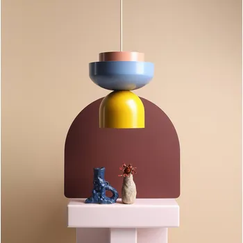 ALDEX Závěsné světlo Ulia, žlutá/modrá/korálová žlutá, modrá, korálová 1 x 15 W LED - Doprava zdarma