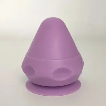 Masážní přístroj Silikonová masážní kulička - Fialová