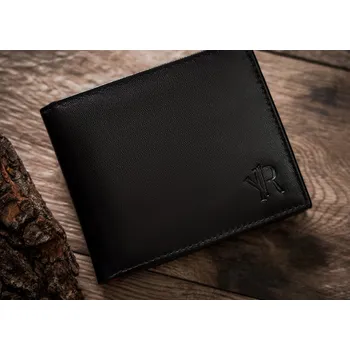 Peněženka Kožená peněženka RFID ROVICKY N992-GOAN Barva: černá || Červené