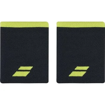 Potítko Babolat Logo Jumbo Wristband 2024 potítka šedá-aero balení 1 pár