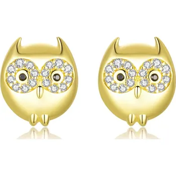 Náušnice Olivie SOVA GOLD 9182 Zlatá