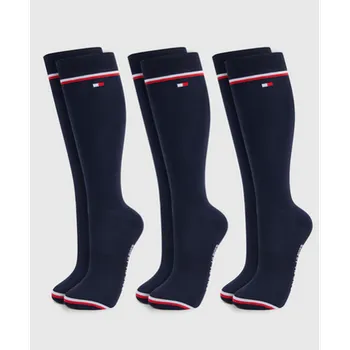 Podkolenky TOMMY HILFIGER EQUESTRIAN Byron, 3 páry velikost 35-38