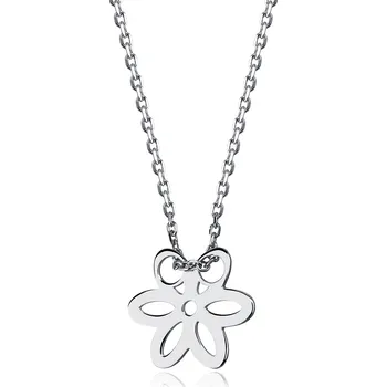 Náhrdelník LUNICA Stříbrný řetízek s kvítkem 0066 Ag 925; ≤1,4 g.