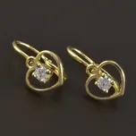 Goldpoint Dětské náušnice tvar srdce Váha: 1.10 g