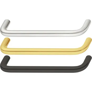 Nábytkové kování Ocelová úchytka Ø 10 mm barva matně broušená, délka 202 mm