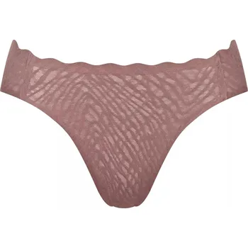 Dámské spodní prádlo Dámské kalhotky ZERO Feel Bliss High leg - BROWN - sv. hnědé 1141 - SLOGGI BROWN XS