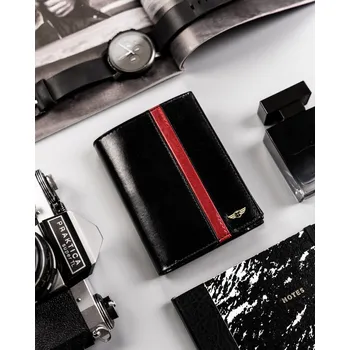 Peněženka Elegantní peněženka z lesklé přírodní kůže Barva: 3