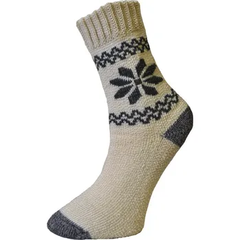 Knebl Hosiery Zimní thermo ponožky - vločka Velikost: 38-40