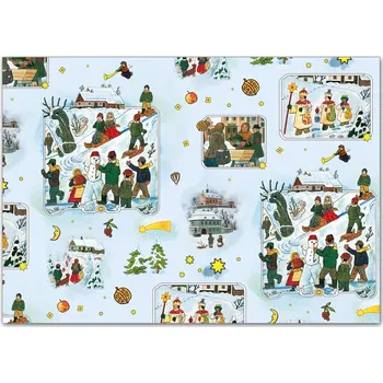 Balící papír MFP Klasik Lada 5811604 balicí papír 100 x 70 cm 5 ks 70g mix motivů