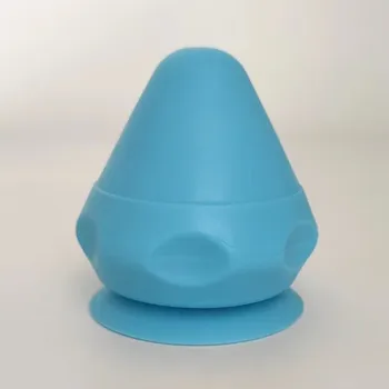 Masážní přístroj Silikonová masážní kulička - Modrá