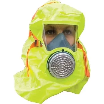 Dräger úniková maska S-CAP - filtrační kapuce pro nouzový únik Únikové masky: Schránka na zeď Kukla S-CAP je připravena k použití v průběhu několika vteřin. Normy EN 403:2004