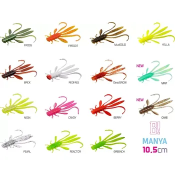 DuoPACK BOX Nymfa Delphin MANYA UVs / 6x 5ks 10.5cm/NEON