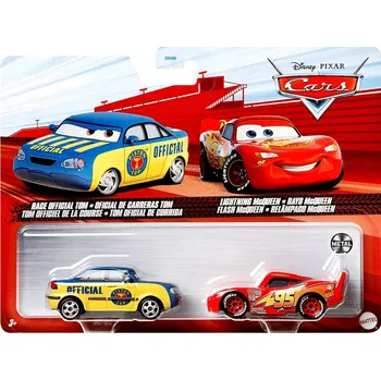 Hračka Race Official Tom + Lightning McQueen - Cars (Auta)