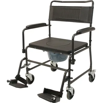 Koupelnové sedátko Kolečkové toaletní křeslo TRS 200 XXL