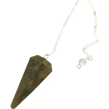 Přírodní kámen Kyvadlo z pyritu velké