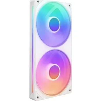 PC ventilátor duální ventilátor NZXT F240 RGB Core PWM bílý