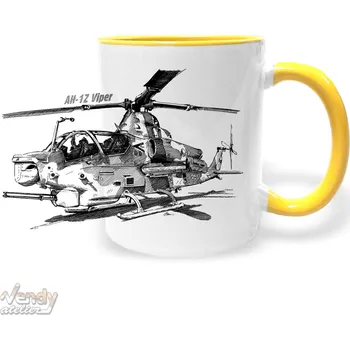 Hrnek - Vrtulník AH-1Z Viper Barva: Žlutá