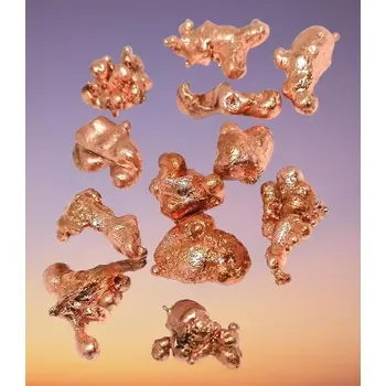 Náramek Měděné skulptury malé 4-7 g