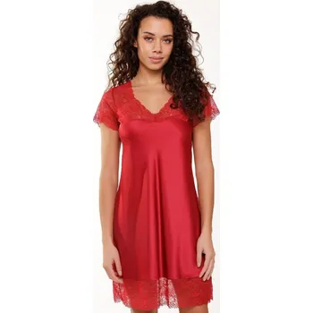 Pánské pyžamo Dámská košilka LingaDore 7504S Wine S