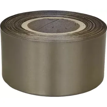 Stuha Textilní stuha 76mm x 100m, šedá, satén